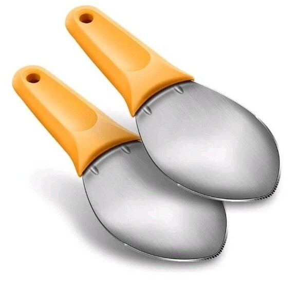 2 Pcs Mango Slicer Cutting Tool Watermelon Cutter Splitter Dragon Fruit Prep - Picture 1 of 5